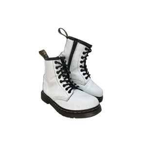 Dr. Martens Kids White Boots